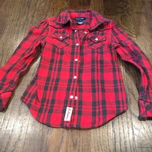 Amazing fall flannel Ralph Lauren shirt 🍁 size 6
